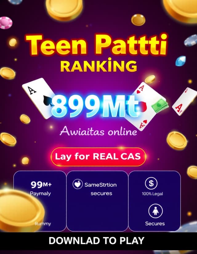 Teen Patti Ranking Banner